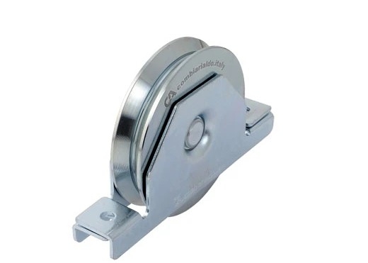 Kladka ø 80 mm pro zapuštění do jeklu, C902/20 profil, nosnost 200 kg