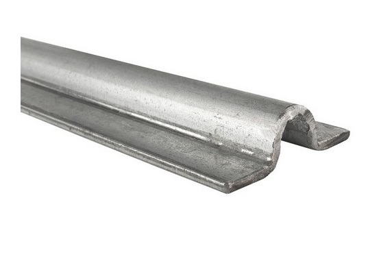 Vodicí U profil ø20mm pro posuvnou bránu, pozink 3m