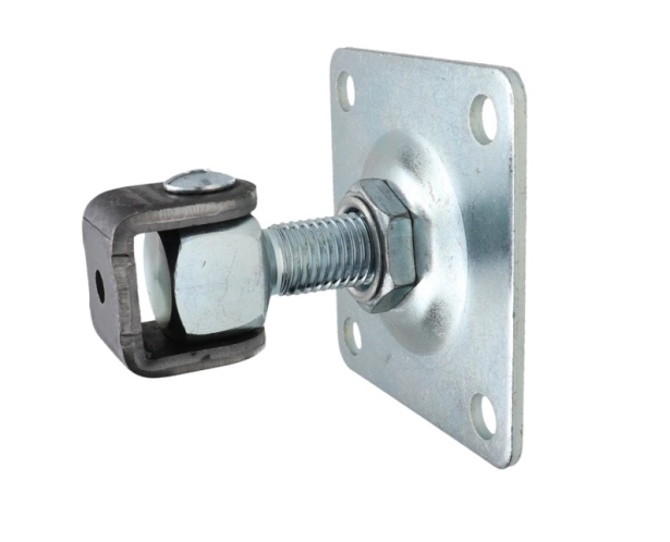 Nastavitelný pant šroubovací, M16 s plotnou 80x80 mm