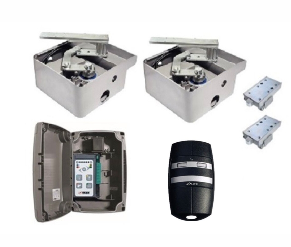 LIFE ERGO UNI EASY sada podzemního pohonu pro křídlové brány