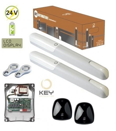 Sada pohonů pro křídlovou bránu KEY RAY2224KR