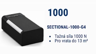 DoorHan SECTIONAL-1000-G4 pohon garážových vrat