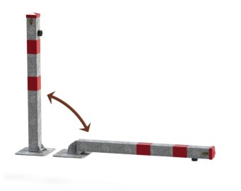 Sklopný sloupek, mechanická parkovací zábrana